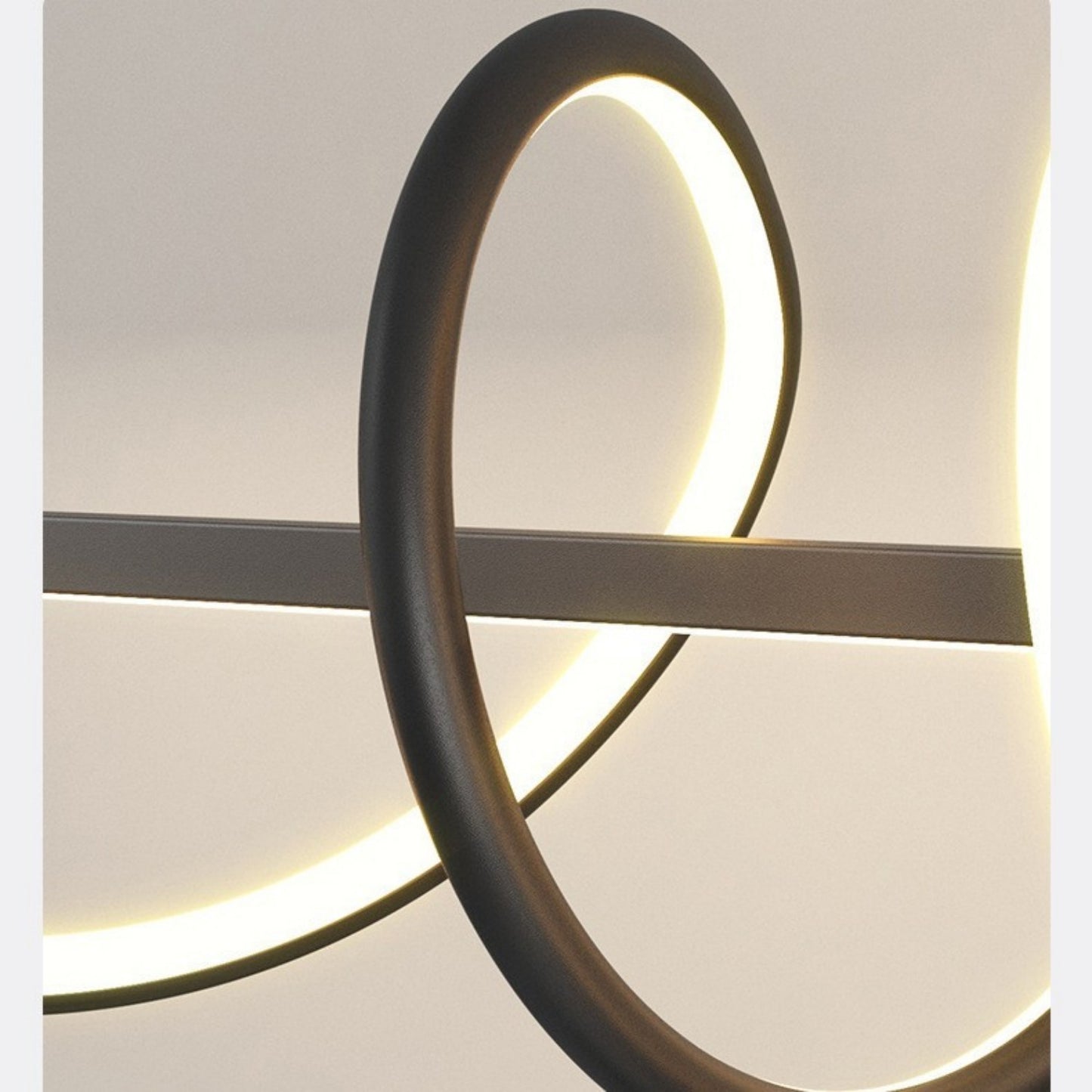 Three Ring Minimalist LED Long Bar Restaurant Pendant Light