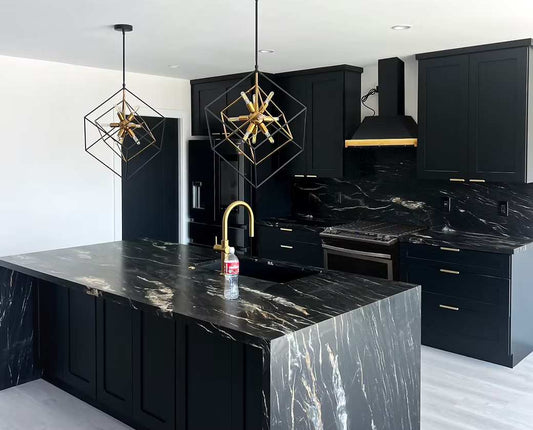 Black Shaker Kitchen Cabinet – Solid Wood Face Frame Cabinet with Soft Close DrawersRJMatte Black Shaker Kitchen Cabinet – Solid Wood Face Frame Cabinet with Soft Close Drawers RJ