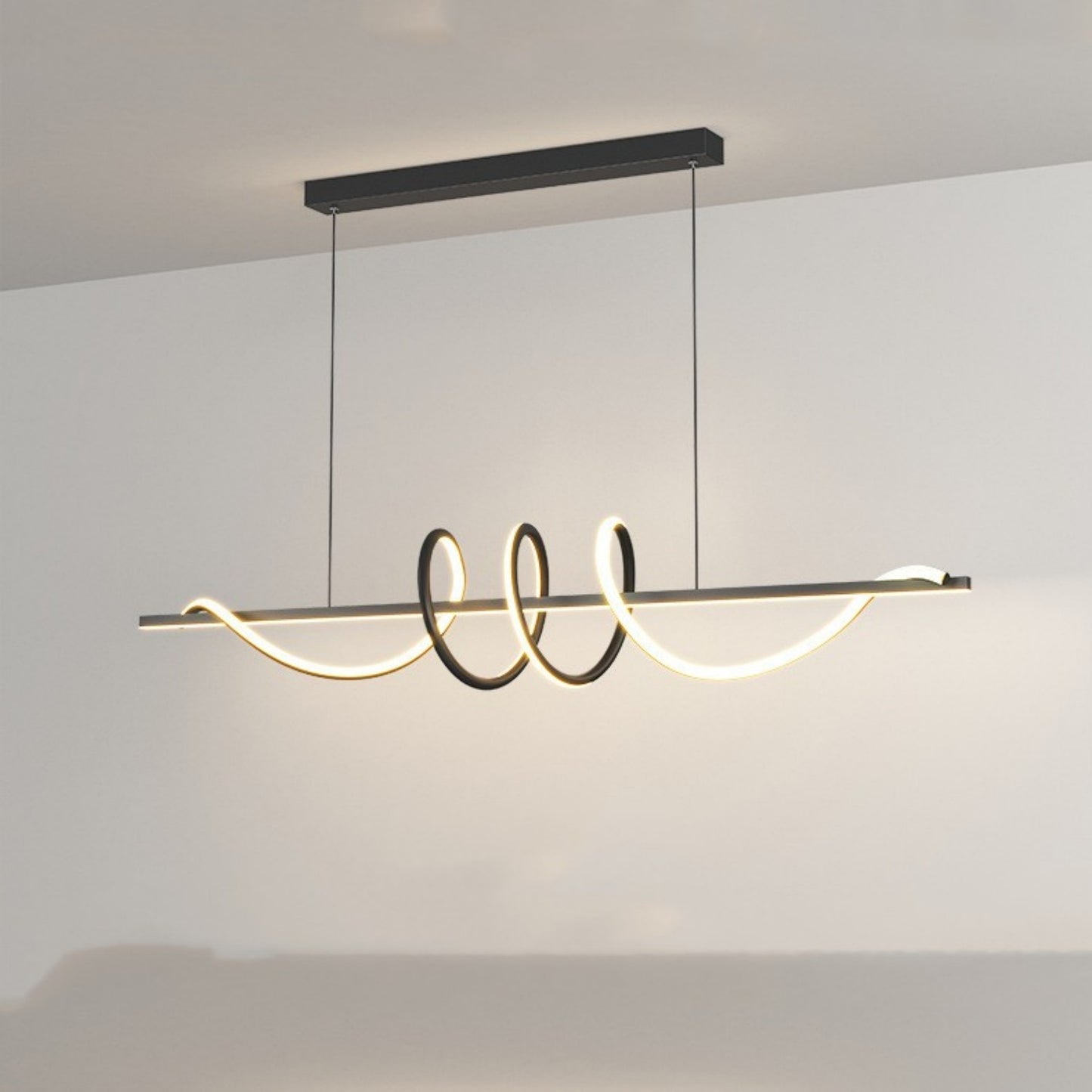 Three Ring Minimalist LED Long Bar Restaurant Pendant Light