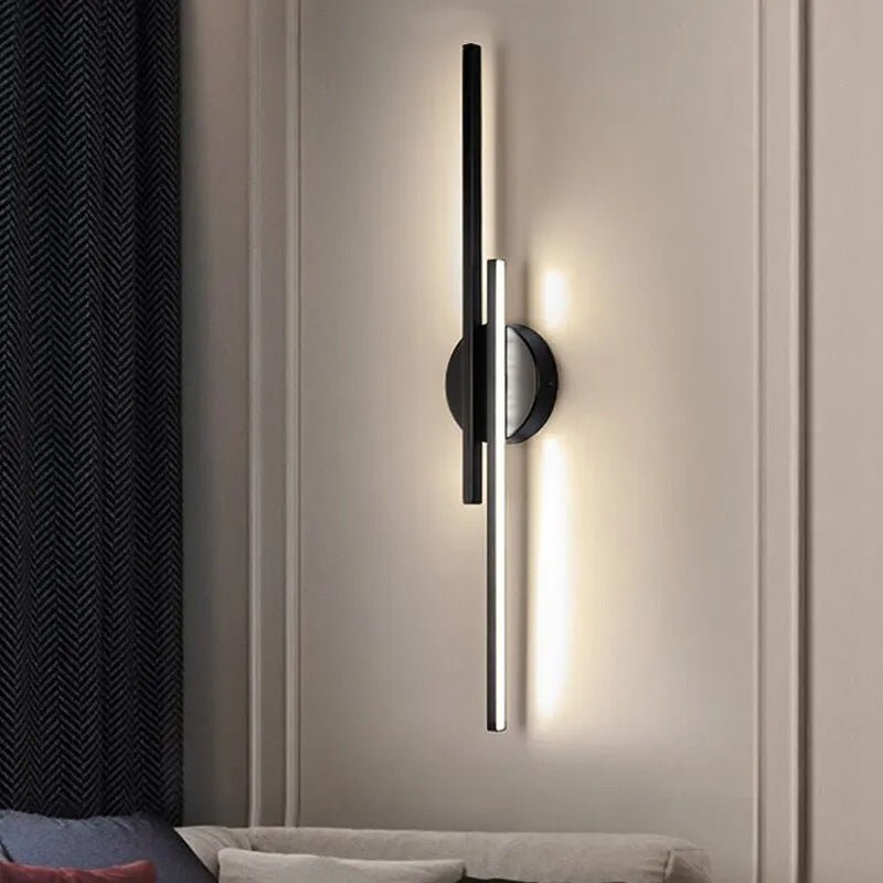 LED Linear wall light5RJCJYD211941804DWBlack 55cmTri colorLED Linear wall light RJ