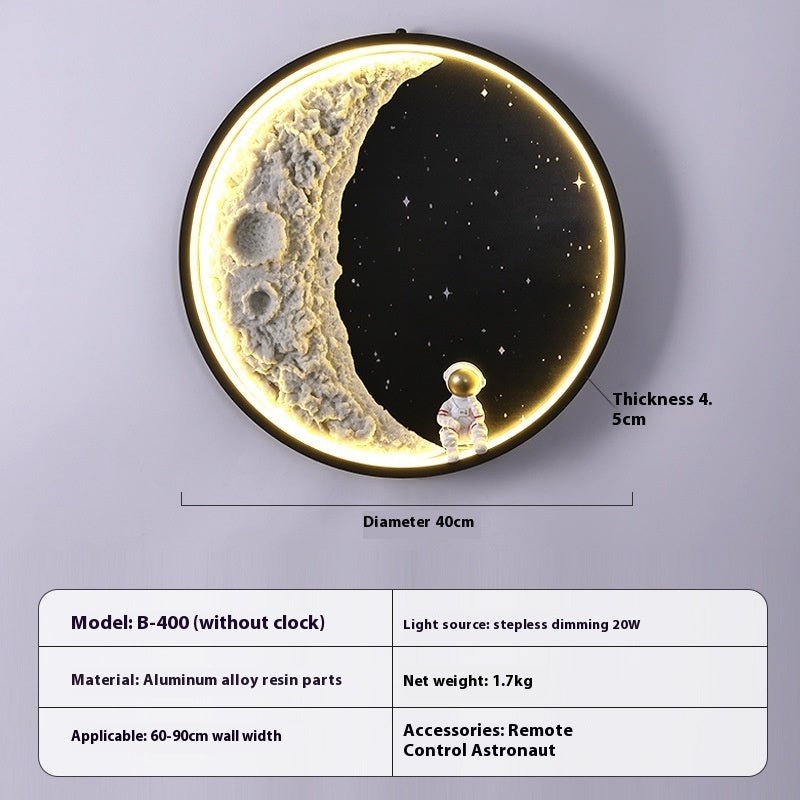 Living Room Background Wall Modern Minimalist Moon Wall Lamp5RJCJJT226664202BYB No Clock40cm Human Body InductionLiving Room Background Wall Modern Minimalist Moon Wall Lamp RJ