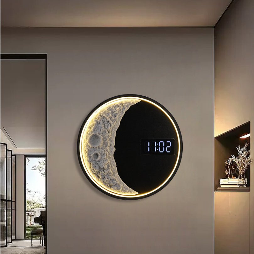 Living Room Background Wall Modern Minimalist Moon Wall Lamp5RJCJJT226664208HSA No Clock40cm Human Body InductionLiving Room Background Wall Modern Minimalist Moon Wall Lamp RJ