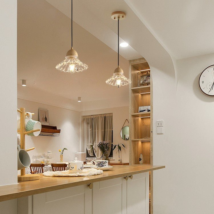 Three HeadModern Minimalist Chandelier5RJCJSN176051202BYDouble headedSolid Wood Glass Three Head Restaurant Nordic Modern Minimalist Chandelier RJ