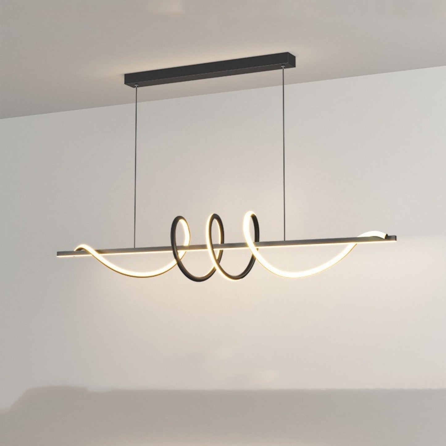 Three Ring Minimalist LED Long Bar Restaurant Pendant Light5My StoreCJSN239399602BYBlack 1000 65WTmall Genie Remote ControlThree Ring Minimalist LED Long Bar Restaurant Pendant Light My Store