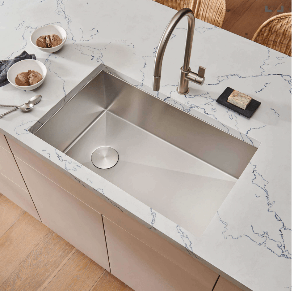 Kitchen Single Bowl Stainless Steel Sink - RJ Design & Material