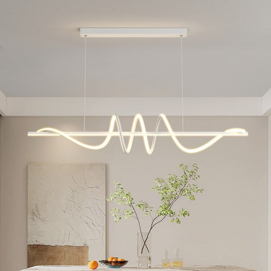 Three Ring Minimalist LED Long Bar Restaurant Pendant Light