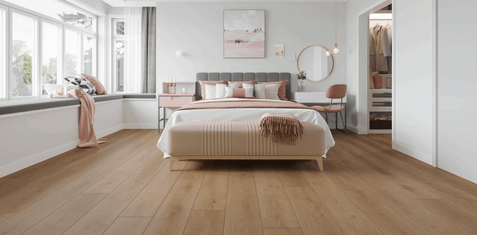 Fortress Dawn SPC Flooring –Oak Look, Waterproof Vinyl with Attached PadRJ Design & MaterialRJ - ID06Fortress Dawn SPC Flooring –Oak Look, Waterproof Vinyl with Attached Pad RJ Design & Material