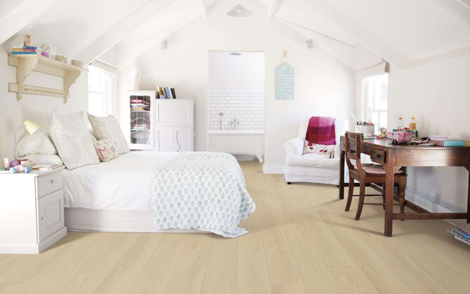 Beach Blessing WPC Flooring Light Oak Look, Durable Waterproof Easy Install Vinyl Plank RJ Design & Material