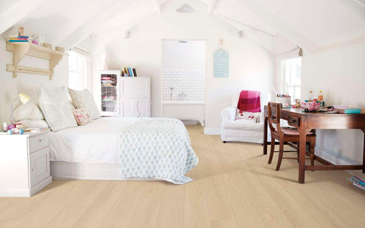 Beach Blessing WPC Flooring Light Oak Look, Durable Waterproof Easy Install Vinyl Plank RJ Design & Material