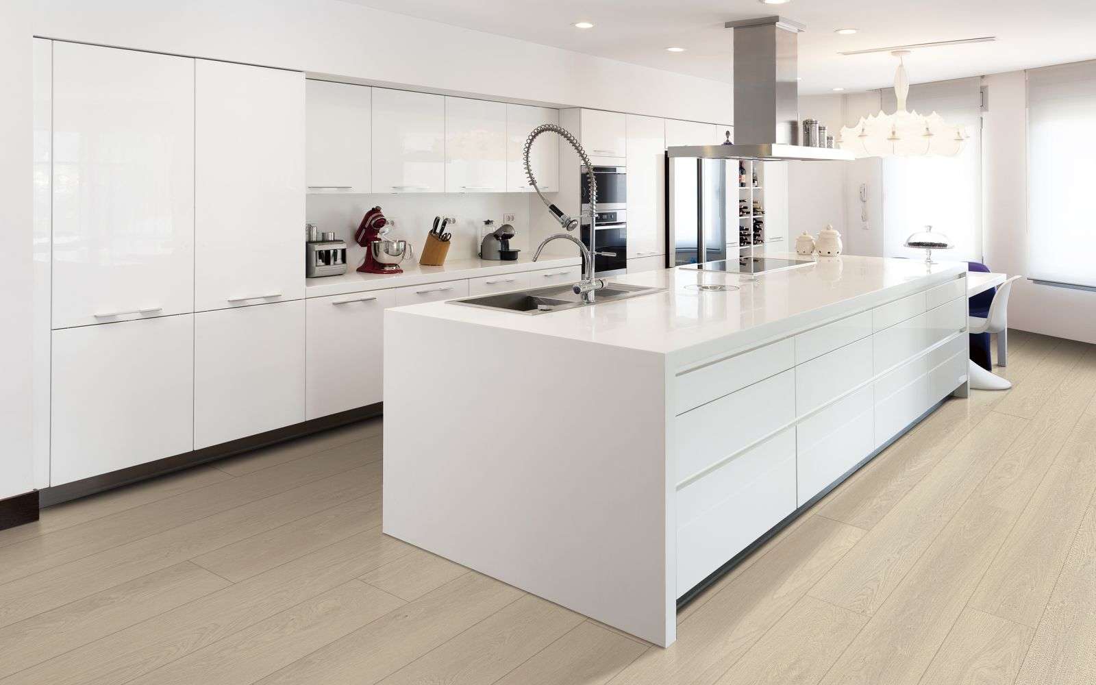 Marine Sheen WPC Flooring Light Oak Look, Durable Waterproof Easy Install Vinyl Plank RJ Design & Material