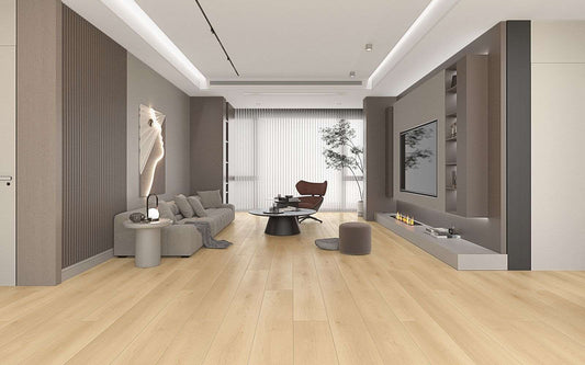 Wilderness Whispers WPC Flooring Light Oak Look, Durable Waterproof Easy Install Vinyl Plank RJ Design & Material