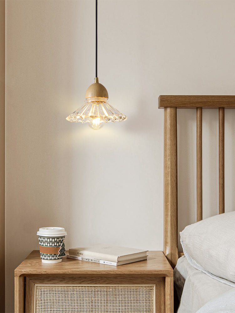 Three HeadModern Minimalist Chandelier5RJCJSN176051202BYDouble headedSolid Wood Glass Three Head Restaurant Nordic Modern Minimalist Chandelier RJ