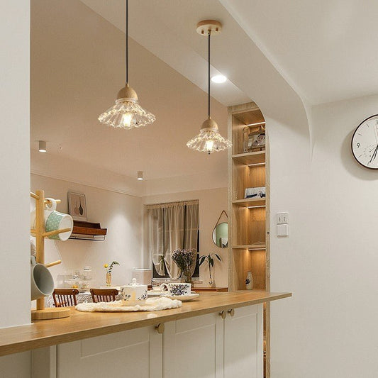 Three HeadModern Minimalist Chandelier5RJCJSN176051202BYDouble headedSolid Wood Glass Three Head Restaurant Nordic Modern Minimalist Chandelier RJ