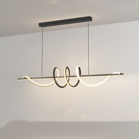 Three Ring Minimalist LED Long Bar Restaurant Pendant Light5My StoreCJSN239399602BYBlack 1000 65WTmall Genie Remote ControlThree Ring Minimalist LED Long Bar Restaurant Pendant Light My Store